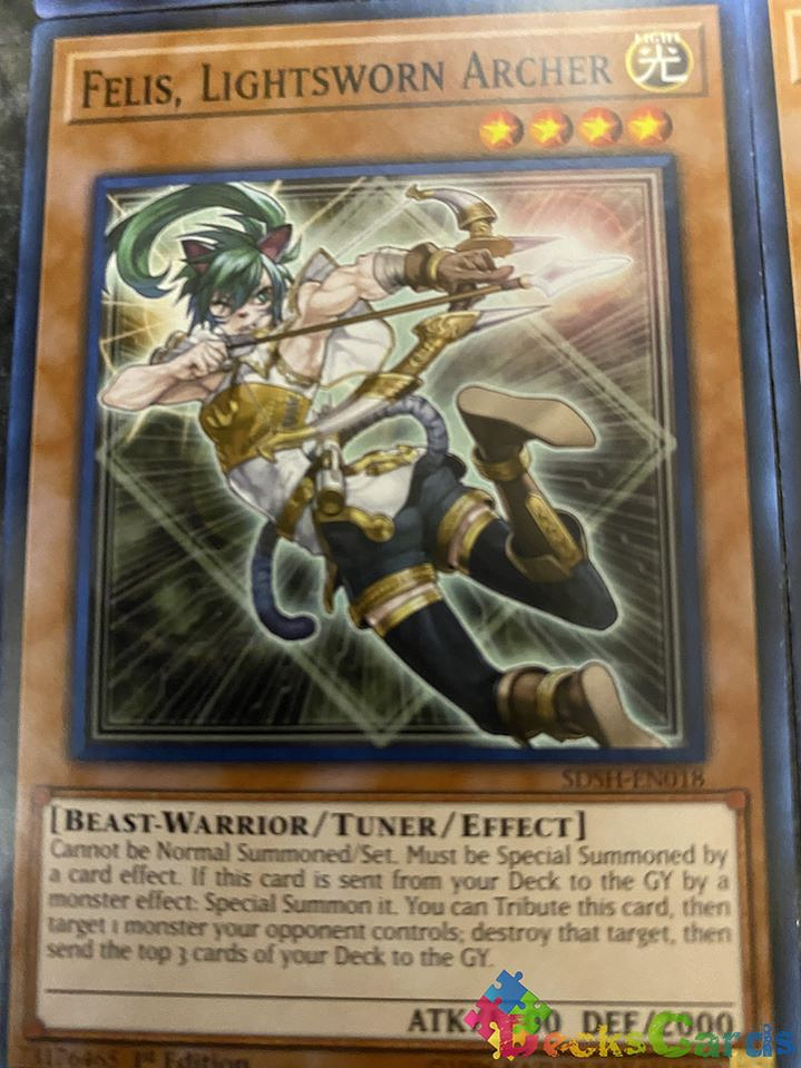 Felis, Lightsworn Archer - SDSH-EN018 - Common 1st Edition 1