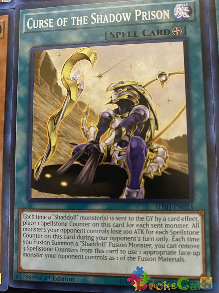 Curse of the Shadow Prison - SDSH-EN023 - Common 1st Edition 1