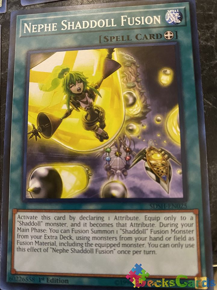 Nephe Shaddoll Fusion - SDSH-EN025 - Common 1st Edition 1