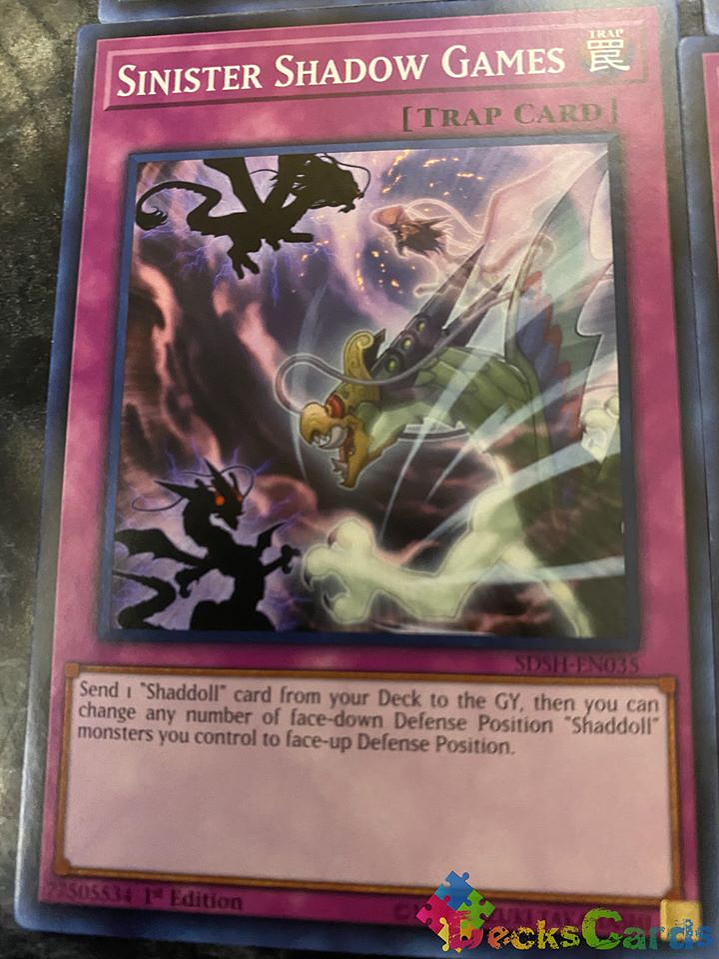 Sinister Shadow Games - SDSH-EN035 - Common 1st Edition 1