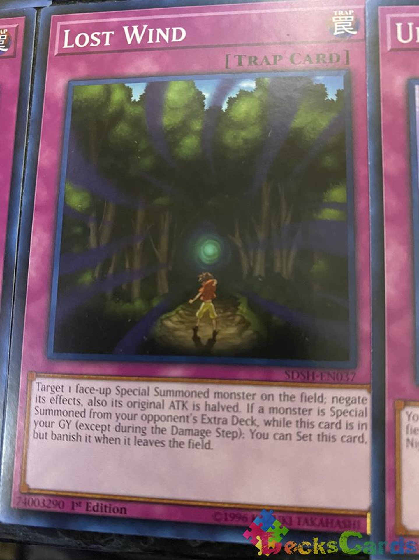 Lost Wind - SDSH-EN037 - Common 1st Edition 1