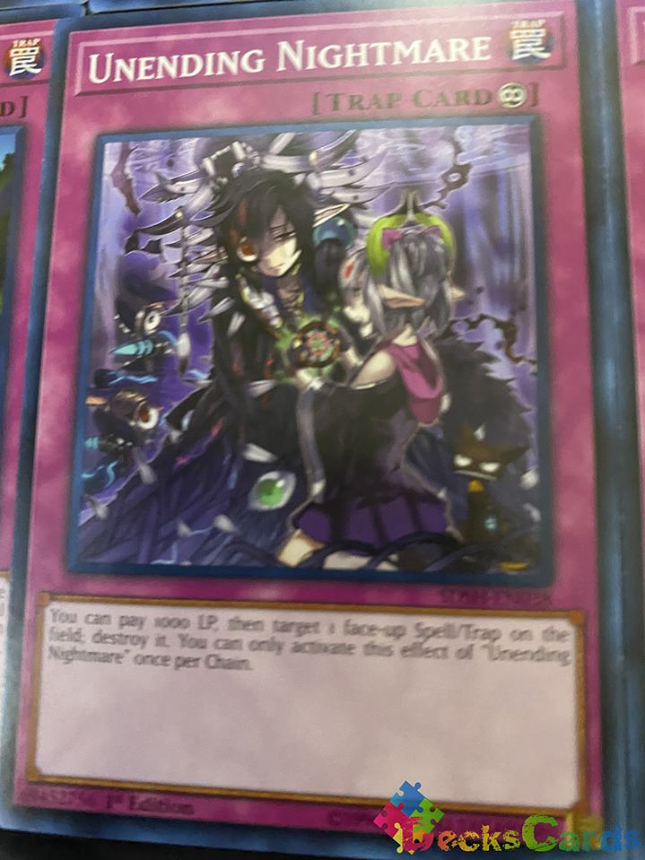 Unending Nightmare - SDSH-EN038 - Common 1st Edition 1
