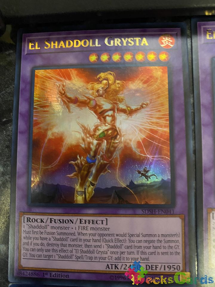 El Shaddoll Grysta - SDSH-EN041 - Ultra Rare 1st Edition 1