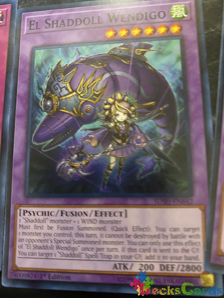 El Shaddoll Wendigo - SDSH-EN042 - Common 1st Edition 1