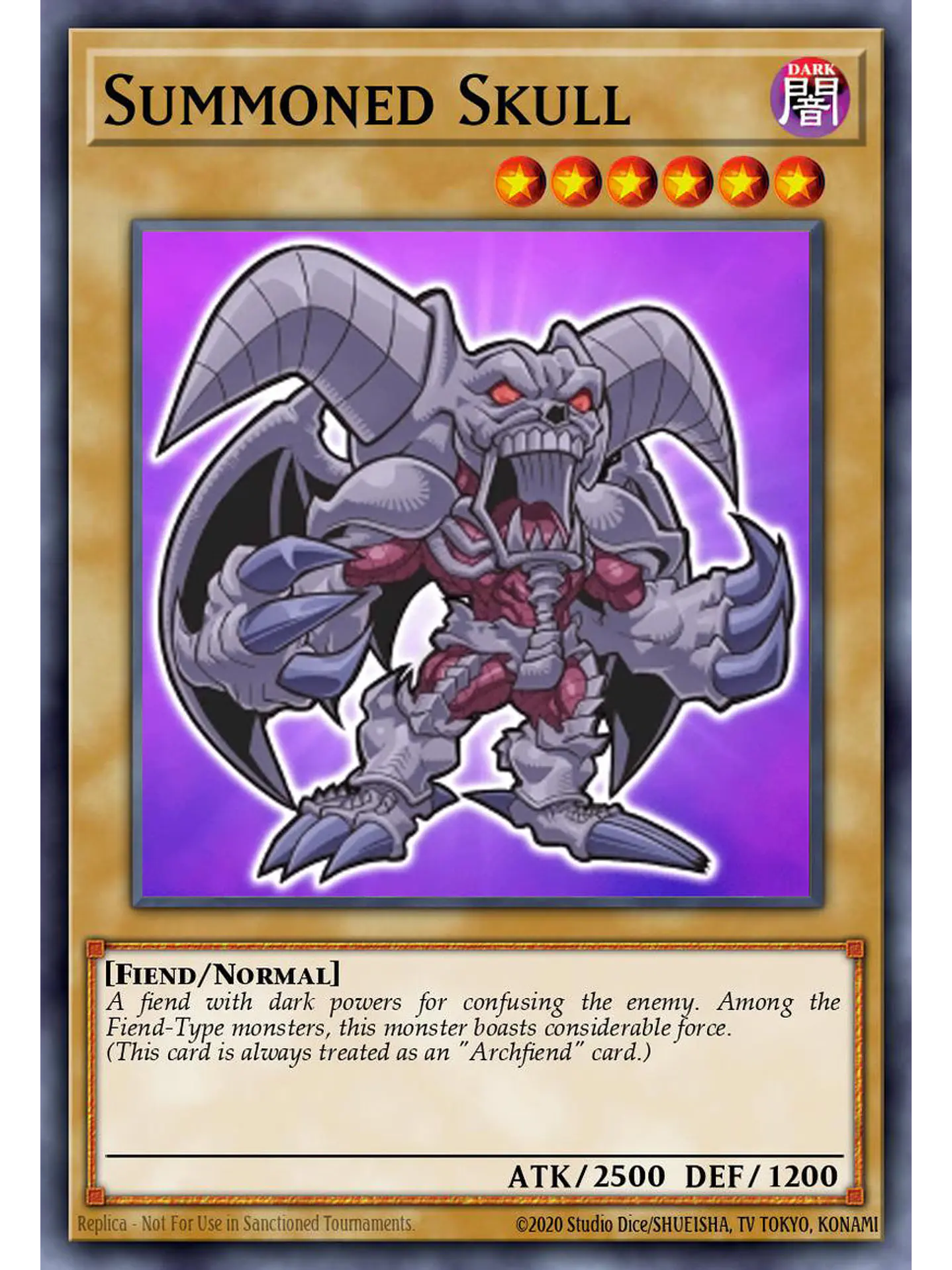 Summoned Skull - BLGG-EN001 - Starlight Rare 1st Edition 1