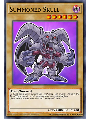Summoned Skull - BLGG-EN001 - Secret Rare 1st Edition
