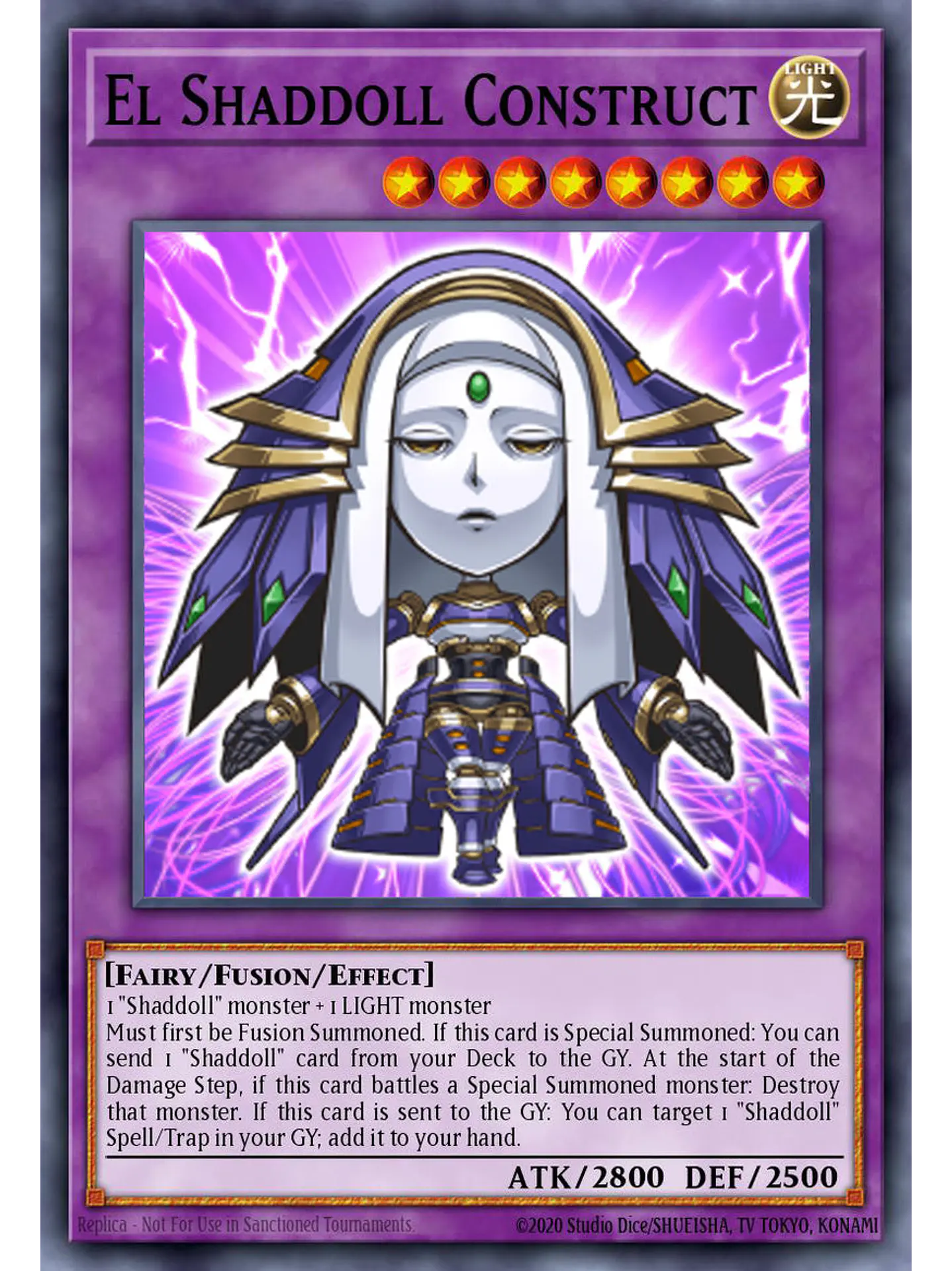 El Shaddoll Construct - BLGG-EN006 - Secret Rare 1st Edition 1