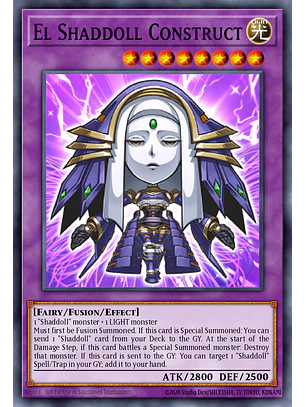 El Shaddoll Construct - BLGG-EN006 - Secret Rare 1st Edition
