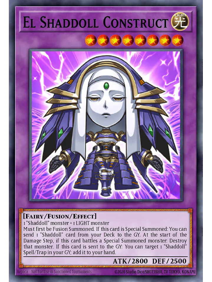 El Shaddoll Construct - BLGG-EN006 - Secret Rare 1st Edition 1