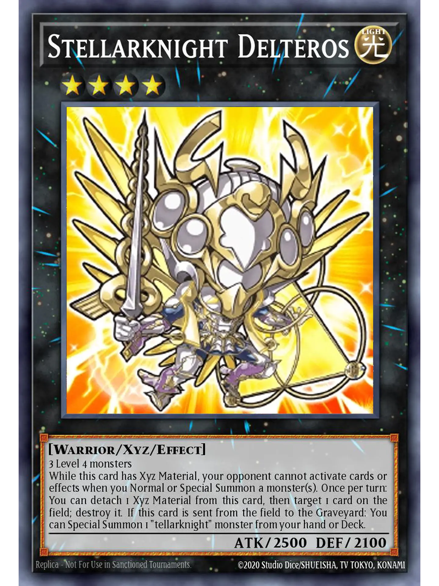 Stellarknight Delteros - BLGG-EN010 - Secret Rare 1st Edition 1