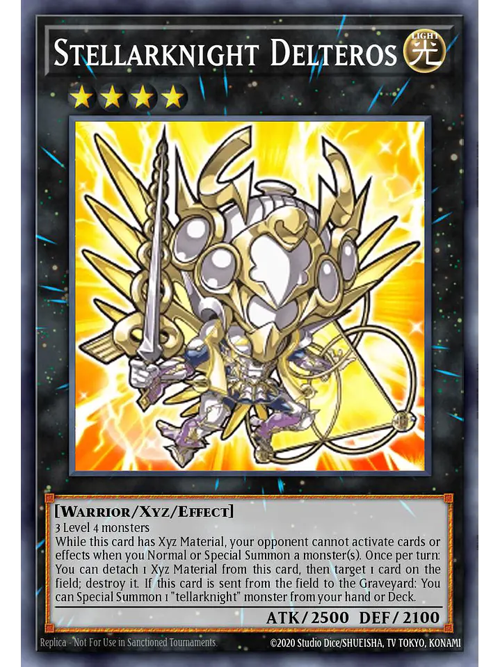 Stellarknight Delteros - BLGG-EN010 - Secret Rare 1st Edition 1