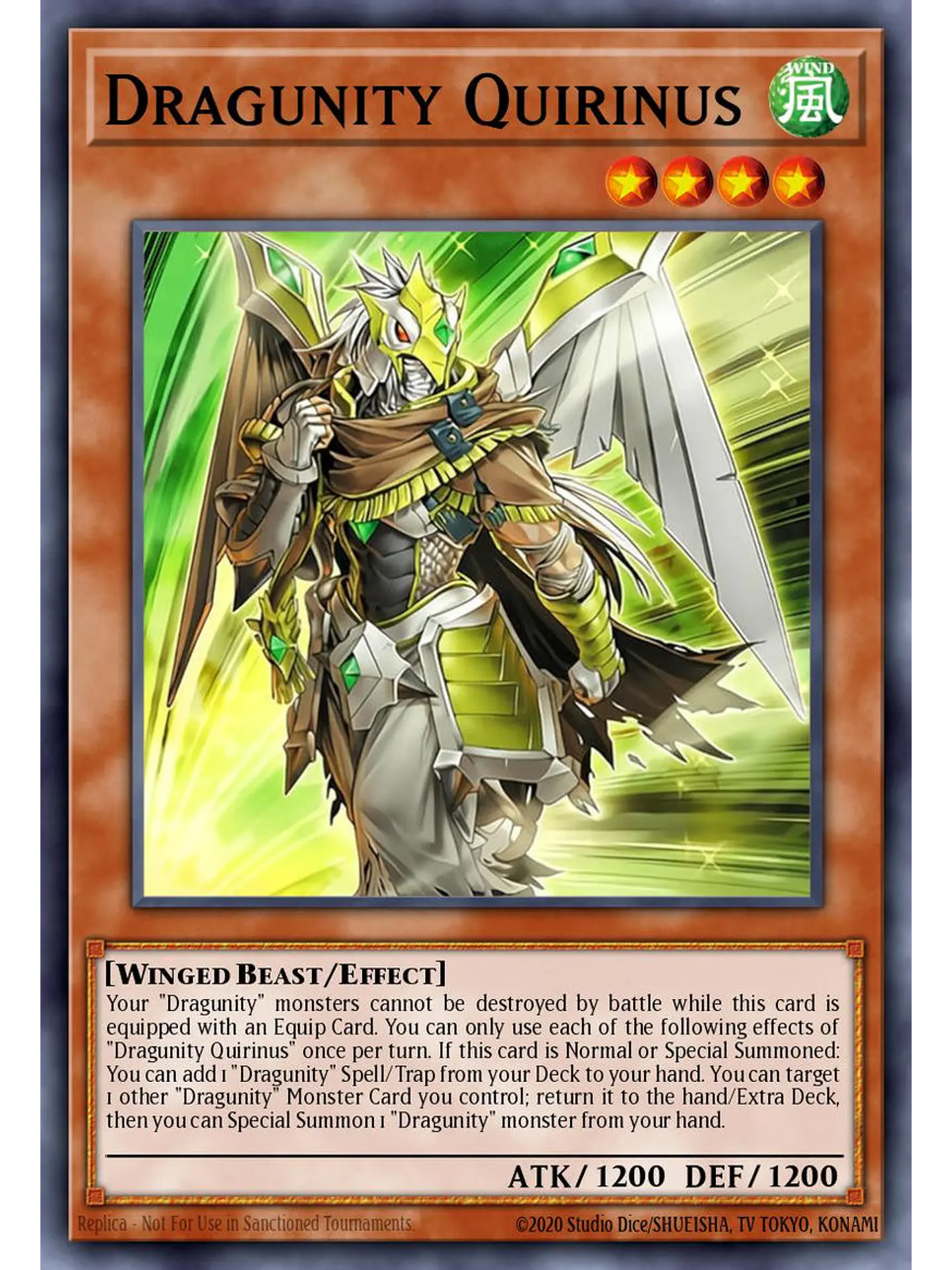 Dragunity Quirinus - BLGG-EN011 - Secret Rare 1st Edition 1