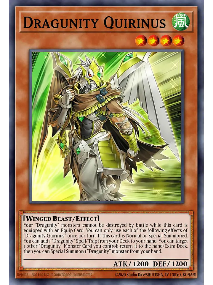 Dragunity Quirinus - BLGG-EN011 - Secret Rare 1st Edition 1