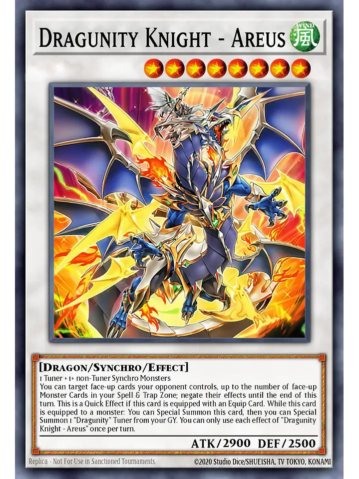 Dragunity Knight - Areus - BLGG-EN013 - Secret Rare 1st Edition 1