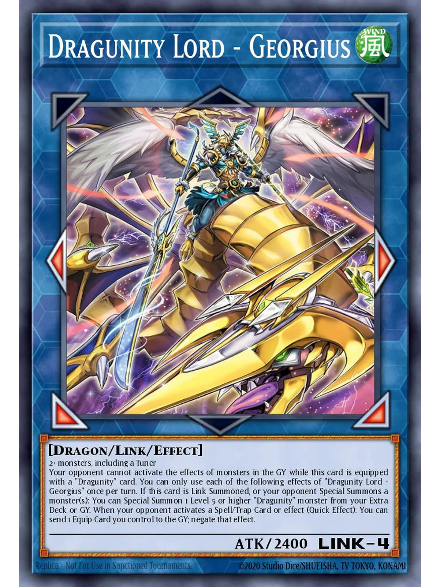 Dragunity Lord - Georgius - BLGG-EN014 - Secret Rare 1st Edition 1