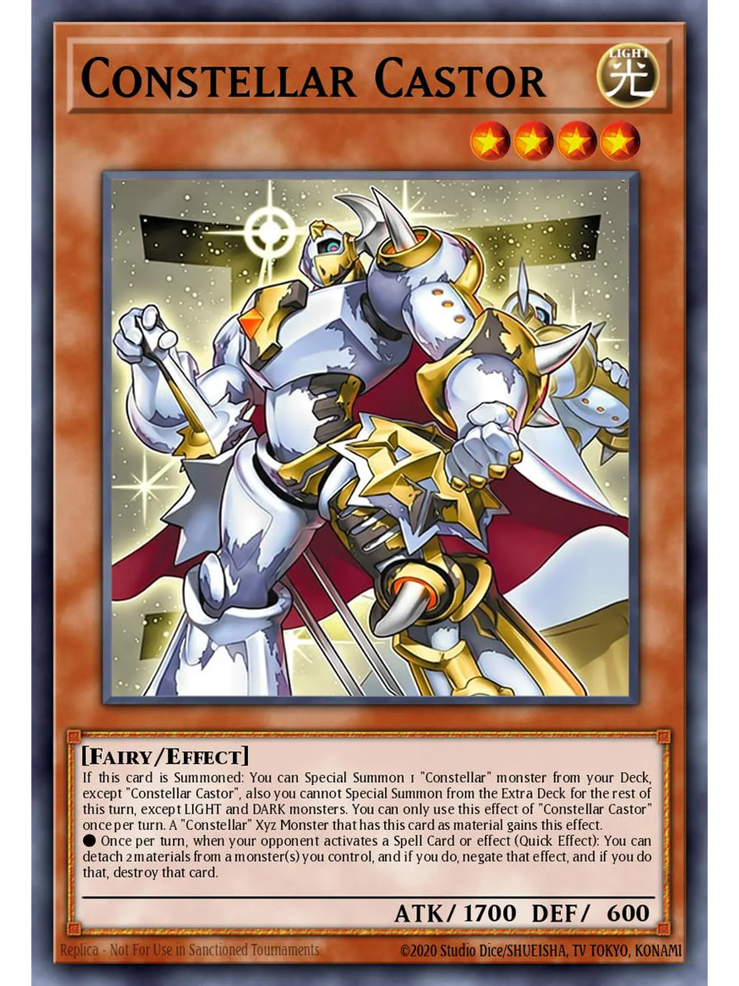 Constellar Castor - BLGG-EN016 - Secret Rare 1st Edition 1