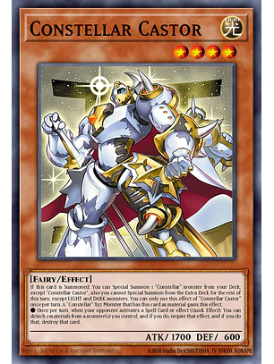 Constellar Castor - BLGG-EN016 - Secret Rare 1st Edition