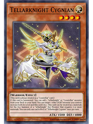 Tellarknight Cygnian - BLGG-EN017 - Secret Rare 1st Edition