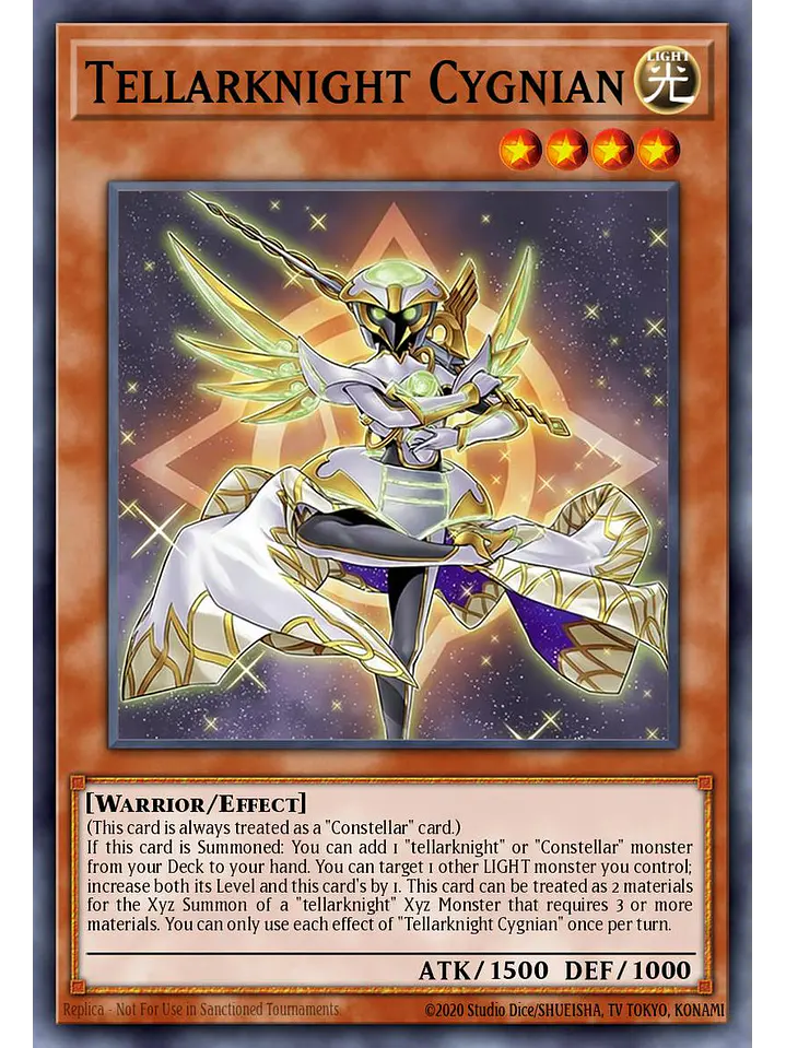 Tellarknight Cygnian - BLGG-EN017 - Secret Rare 1st Edition 1