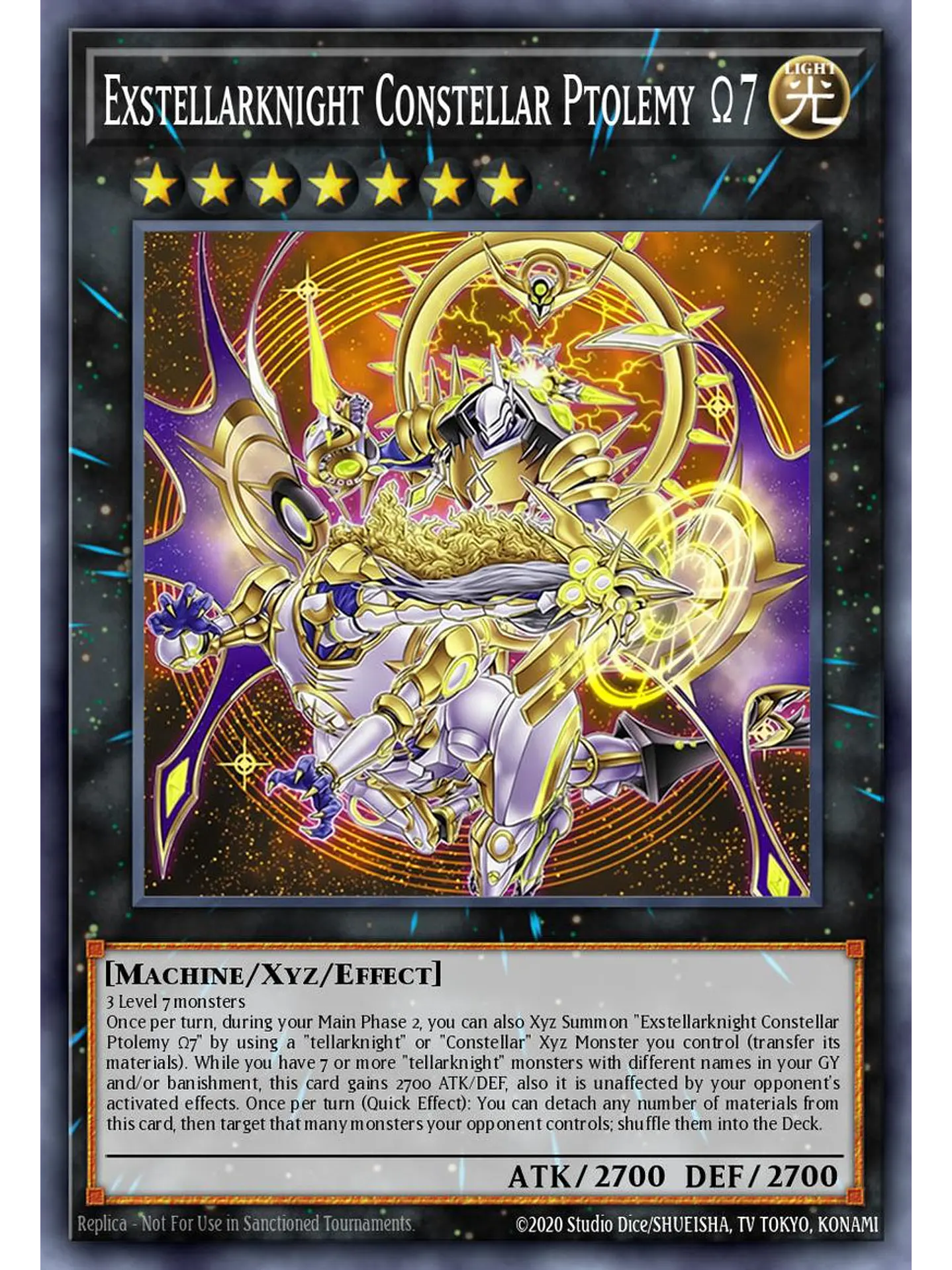 Exstellarknight Constellar Ptolemy Ω7 - BLGG-EN018 - Secret Rare 1st Edition 1