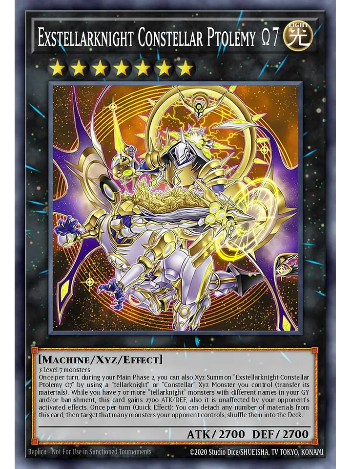 Exstellarknight Constellar Ptolemy Ω7 - BLGG-EN018 - Secret Rare 1st Edition 1