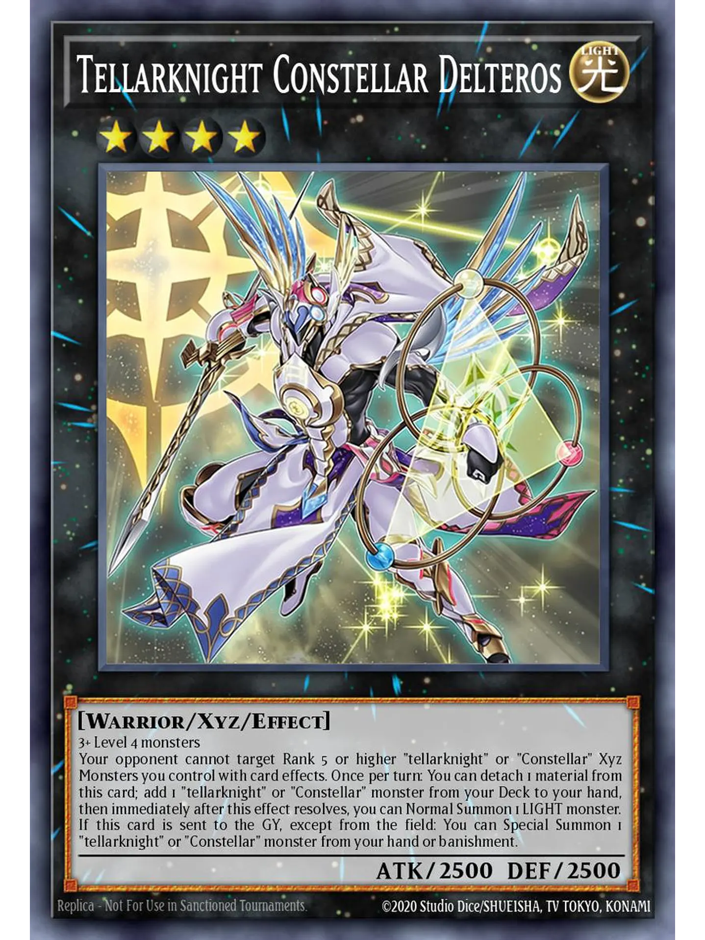 Tellarknight Constellar Delteros - BLGG-EN019 - Secret Rare 1st Edition 1