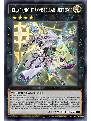 Tellarknight Constellar Delteros - BLGG-EN019 - Secret Rare 1st Edition