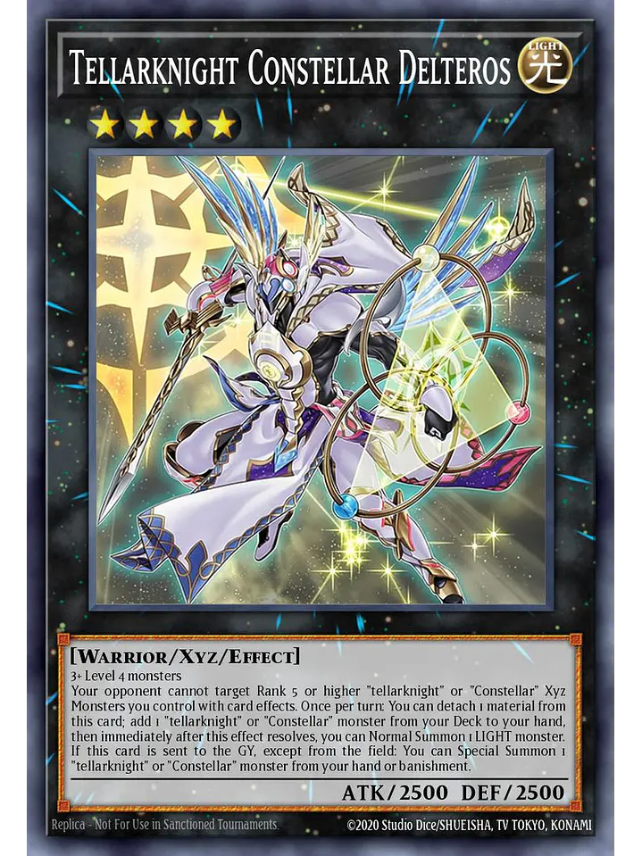 Tellarknight Constellar Delteros - BLGG-EN019 - Secret Rare 1st Edition 1