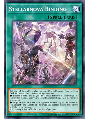 Stellarnova Binding - BLGG-EN020 - Secret Rare 1st Edition
