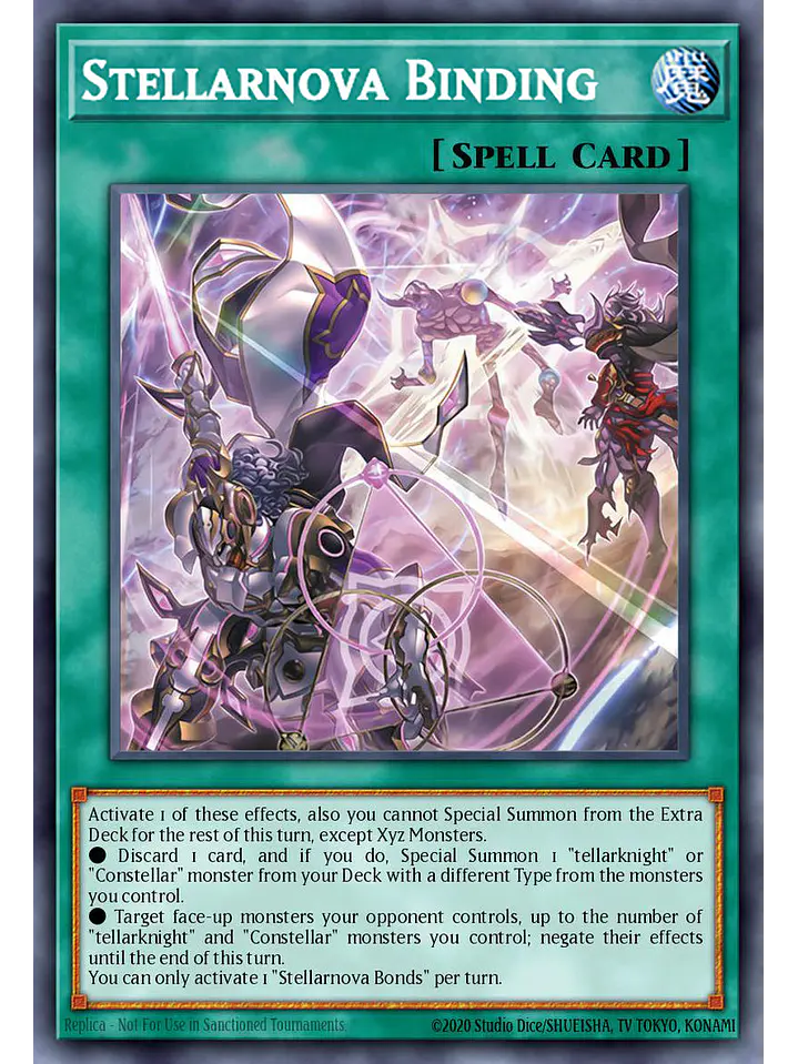 Stellarnova Binding - BLGG-EN020 - Secret Rare 1st Edition 1
