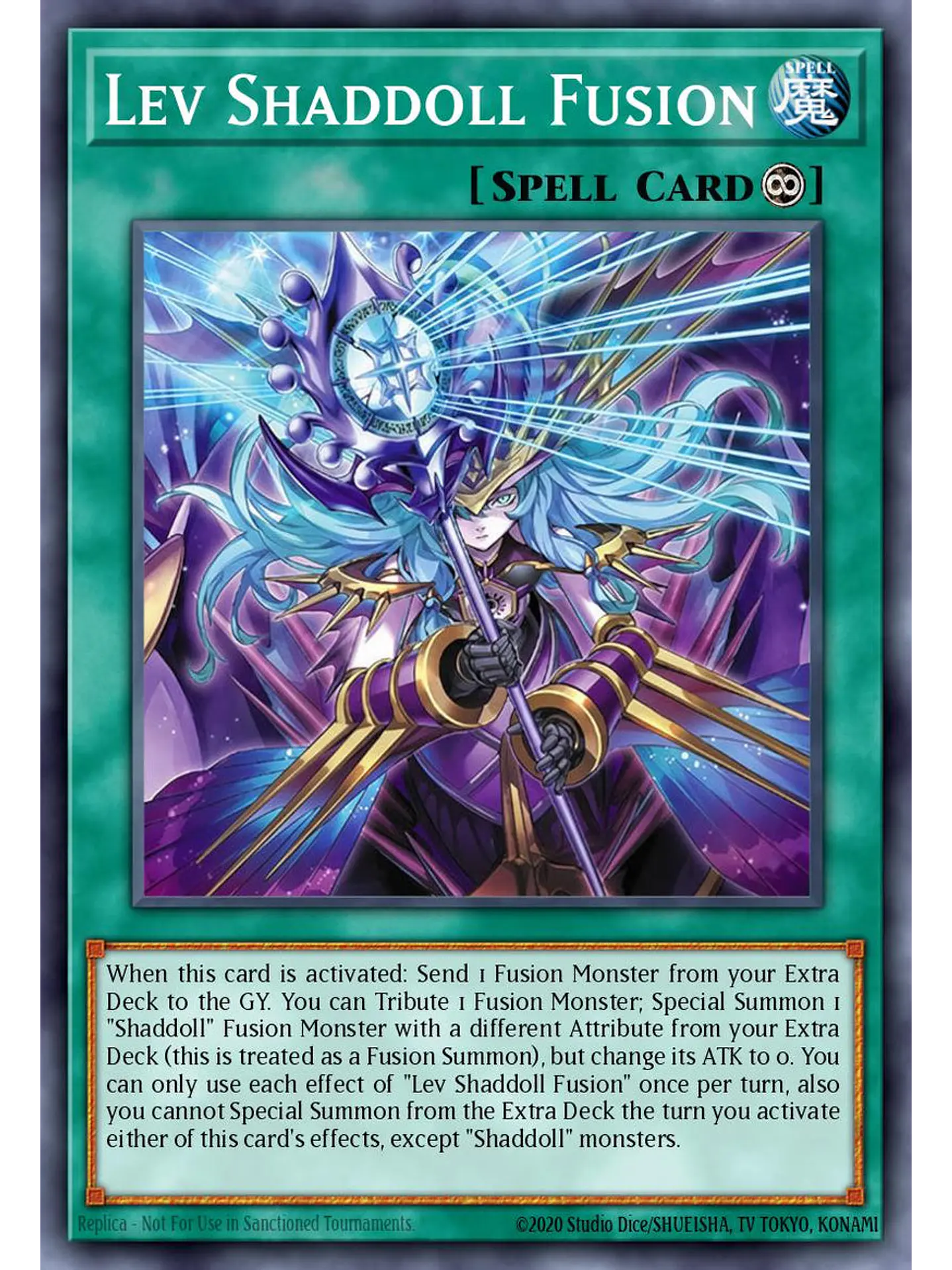 Lev Shaddoll Fusion - BLGG-EN024 - Secret Rare 1st Edition 1