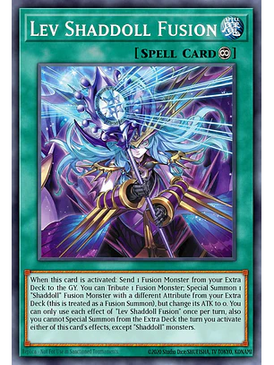 Lev Shaddoll Fusion - BLGG-EN024 - Secret Rare 1st Edition