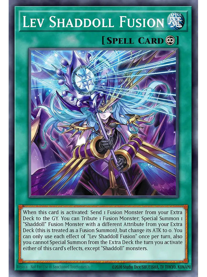 Lev Shaddoll Fusion - BLGG-EN024 - Secret Rare 1st Edition 1