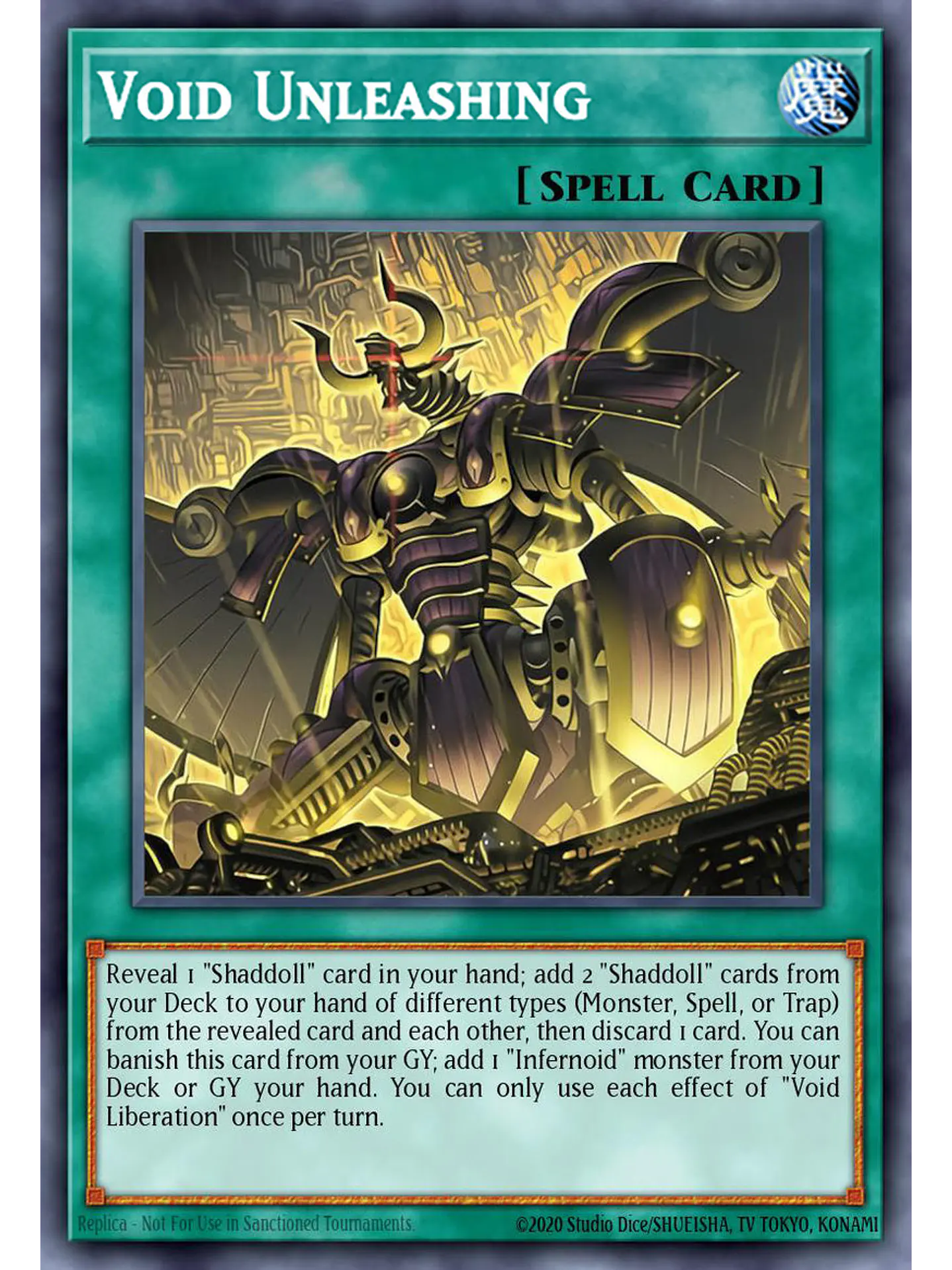 Void Unleashing - BLGG-EN025 - Secret Rare 1st Edition 1
