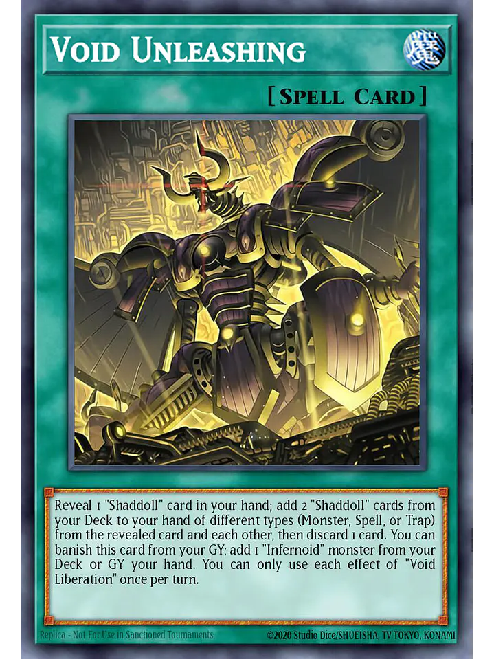 Void Unleashing - BLGG-EN025 - Secret Rare 1st Edition 1