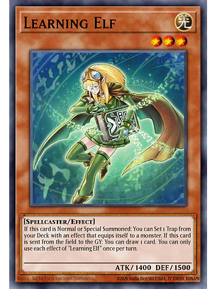 Learning Elf - BLGG-EN026 - Secret Rare 1st Edition