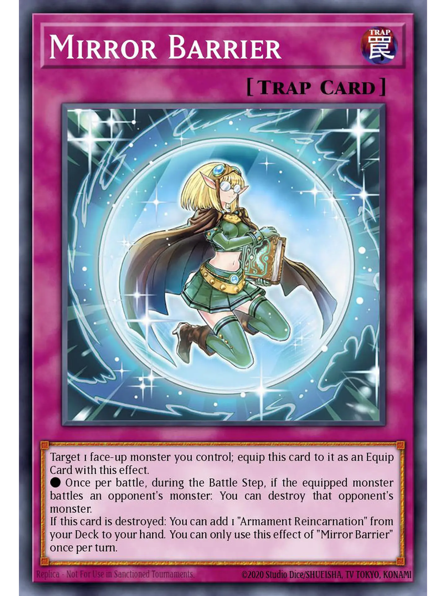 Mirror Barrier - BLGG-EN028 - Secret Rare 1st Edition 1