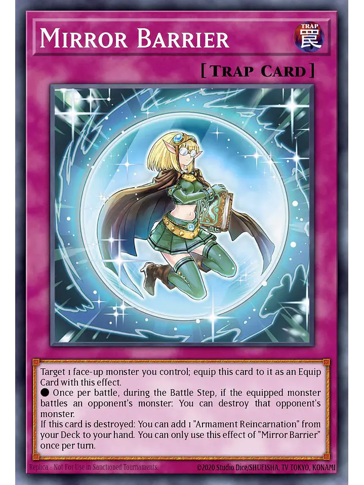 Mirror Barrier - BLGG-EN028 - Secret Rare 1st Edition 1