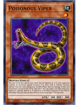 Poisonous Viper - BLGG-EN030 - Ultra Rare 1st Edition