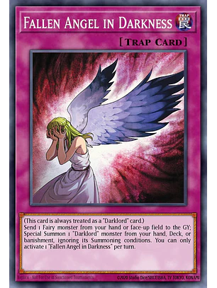 Fallen Angel in Darkness - BLGG-EN031 - Secret Rare 1st Edition