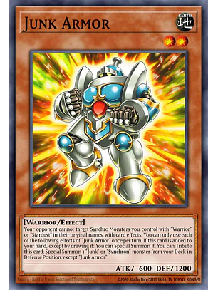 Junk Armor - BLGG-EN032 - Secret Rare 1st Edition