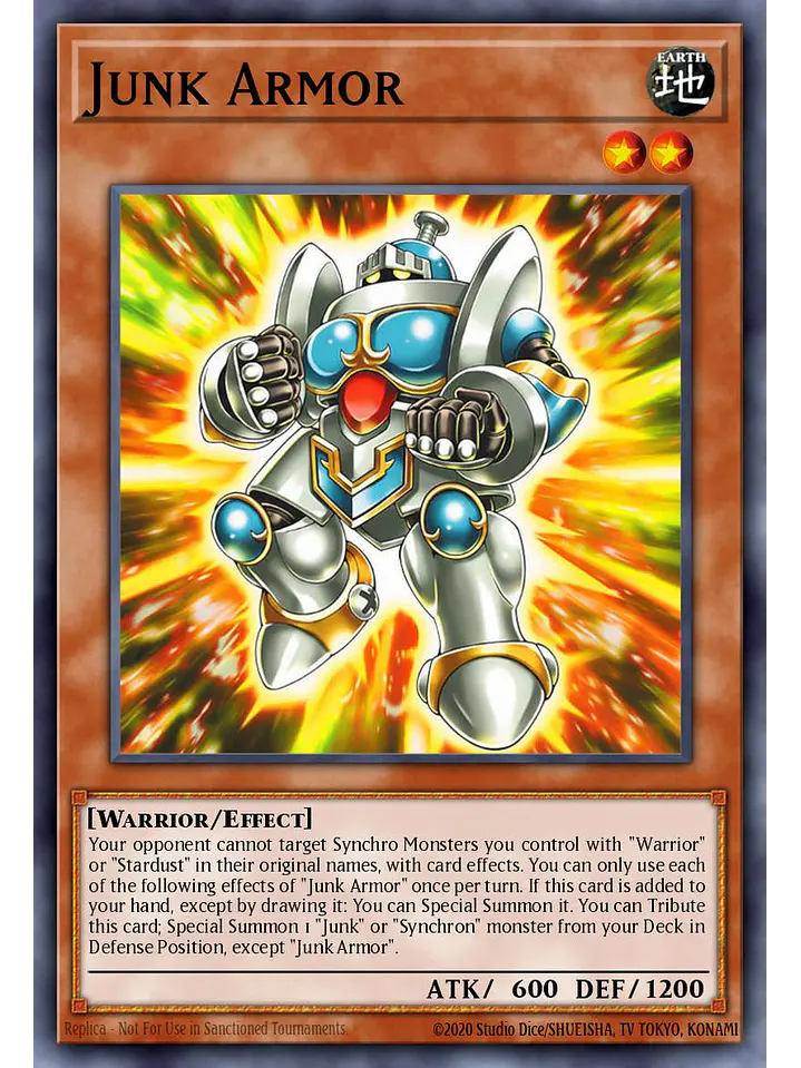 Junk Armor - BLGG-EN032 - Secret Rare 1st Edition 1
