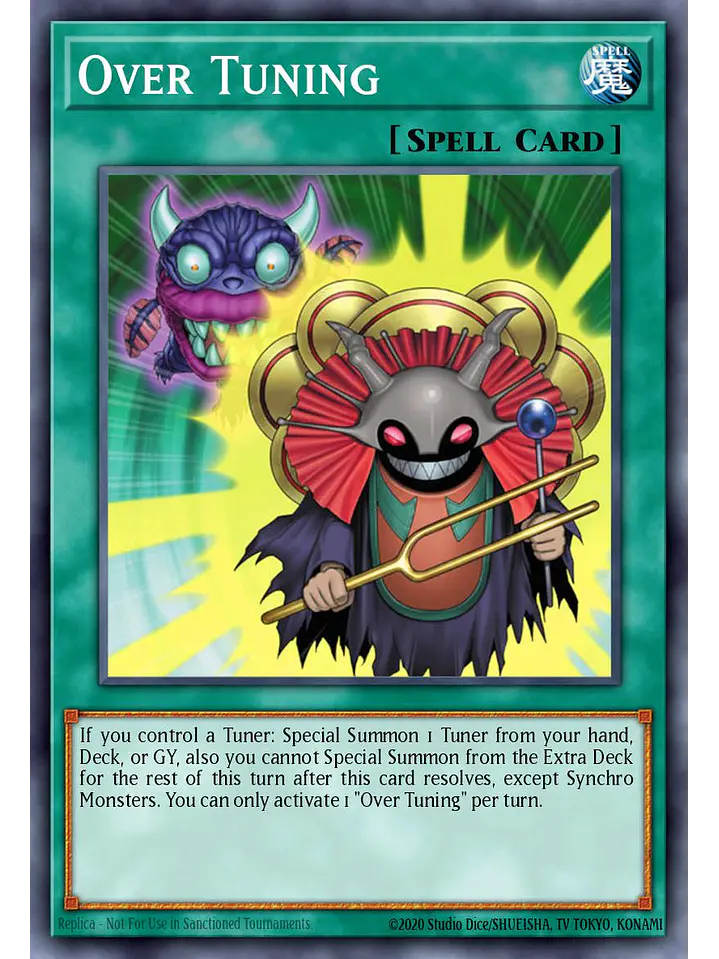 Over Tuning - BLGG-EN034 - Secret Rare 1st Edition 1