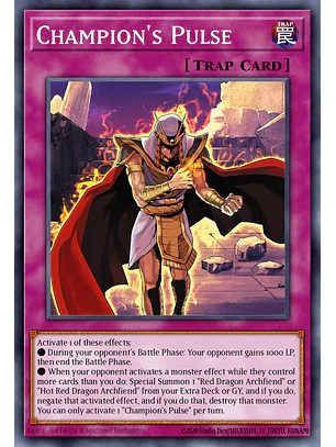 Champion's Pulse - BLGG-EN035 - Secret Rare 1st Edition