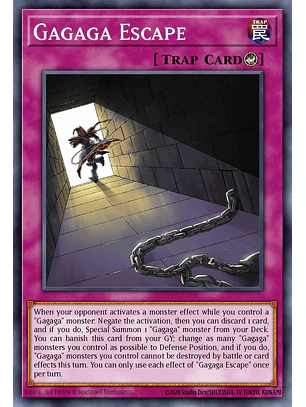 Gagaga Escape - BLGG-EN037 - Ultra Rare 1st Edition