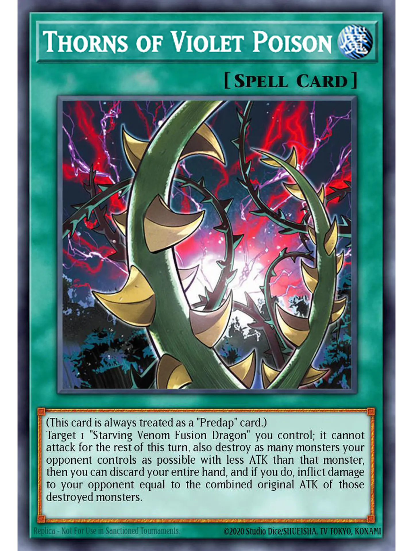 Thorns of Violet Poison - BLGG-EN039 - Ultra Rare 1st Edition 1