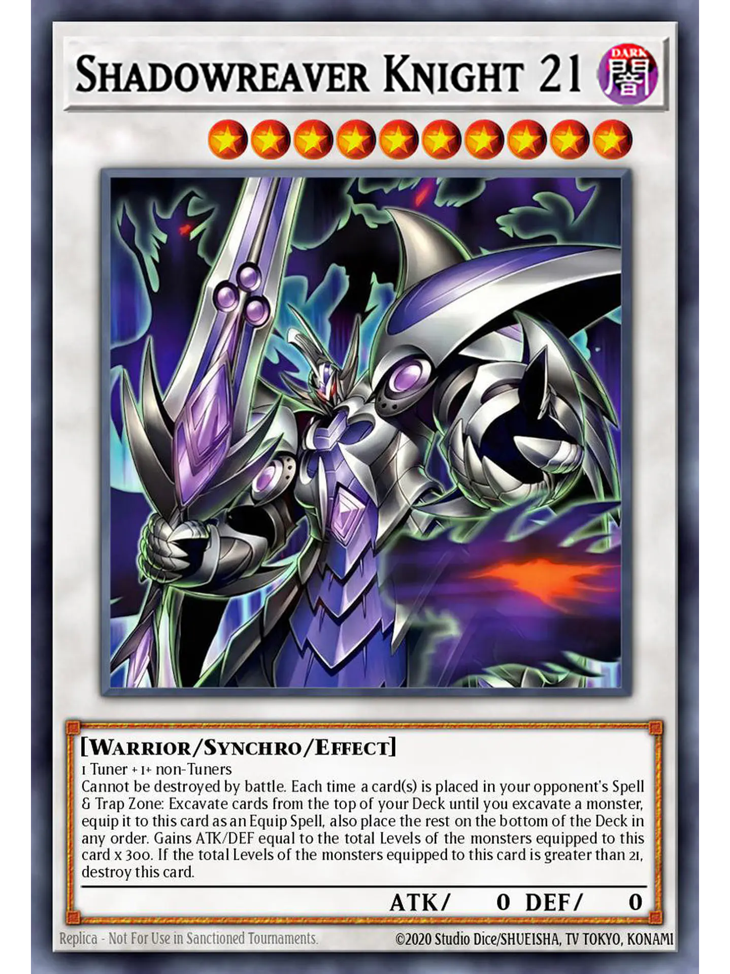 Shadowreaver Knight 21 - BLGG-EN046 - Ultra Rare 1st Edition 1