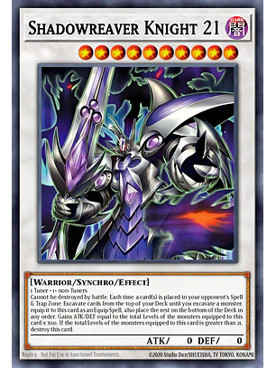 Shadowreaver Knight 21 - BLGG-EN046 - Ultra Rare 1st Edition