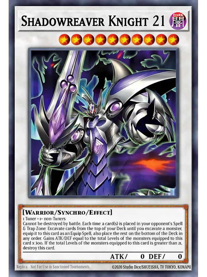 Shadowreaver Knight 21 - BLGG-EN046 - Ultra Rare 1st Edition 1