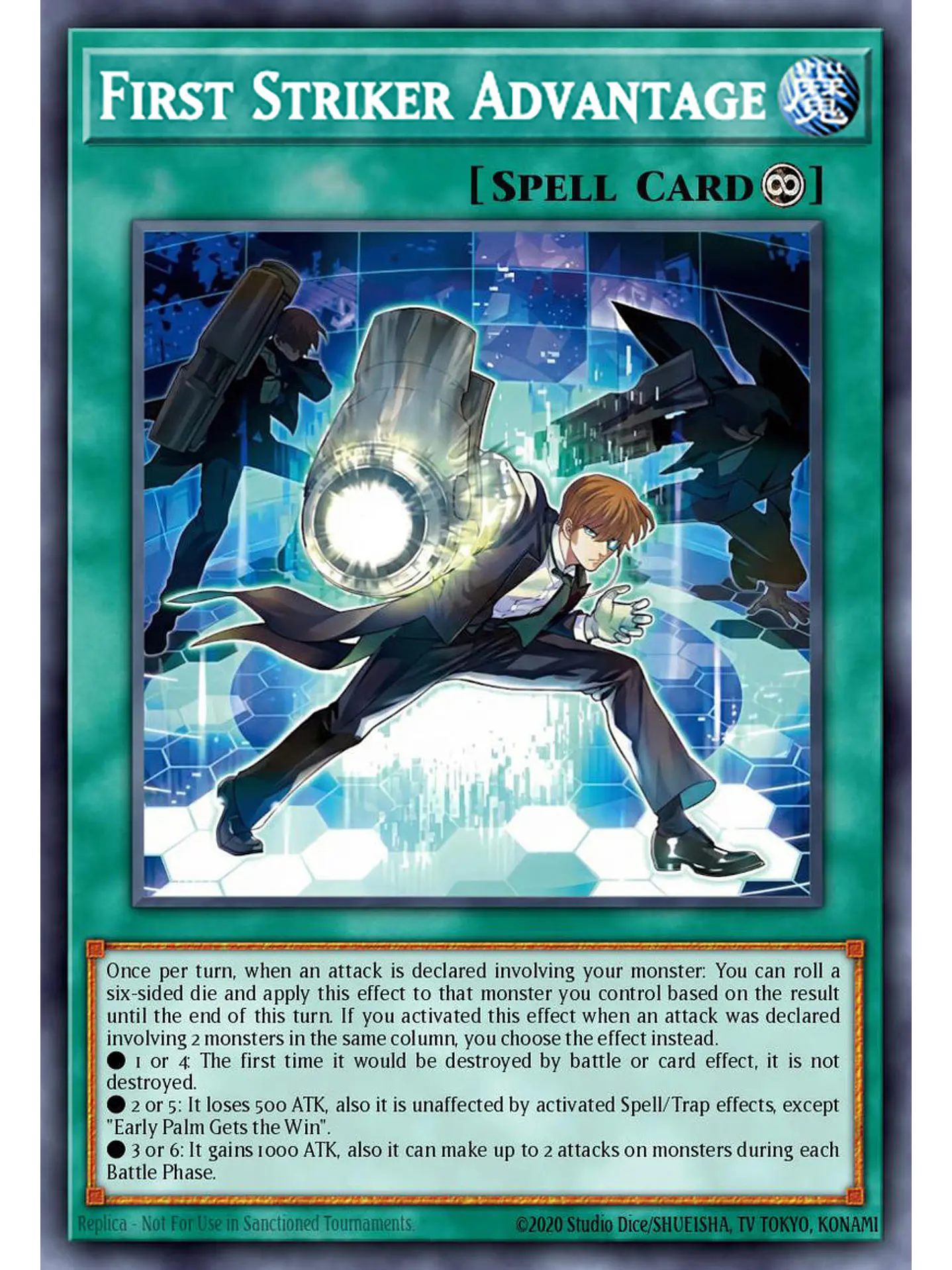 First Striker Advantage - BLGG-EN048 - Ultra Rare 1st Edition 1